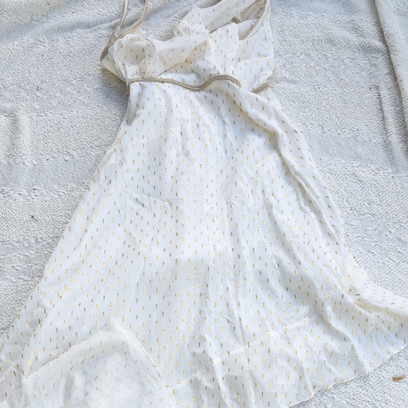 bcbg white and gold dress Goldie Gown – BCBGMAXAZRIA main image 0